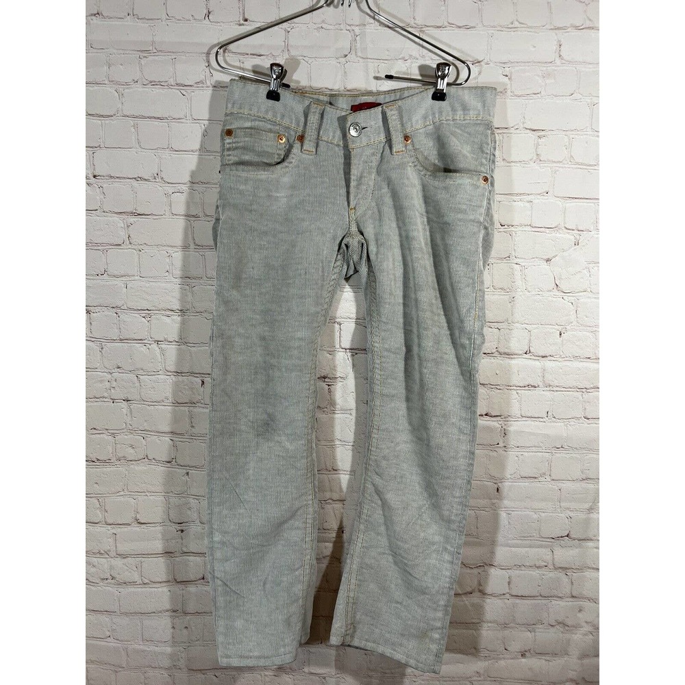 Vintage Levi's Type 1 Tough Boot Corduroy Pants Women 7L Y2K Striped